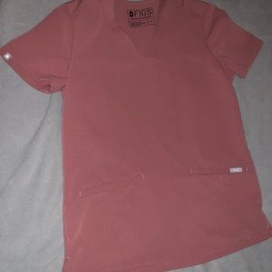 Women’s Mauve Casma 3 Pocket Scrub Top XS Muave
